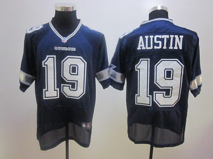 Dallas Cowboys 19 Wide Receiver Miles Austin Nike blue NFL NFL Elite Jersey